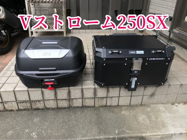 Vストローム250SX ニンジャ250などでGIVIのワンキー化