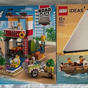 LEGOレゴ新品未開封40487ヨットのぼうけんIdeasアイデア限定CITYシティ60328ライフガード本部