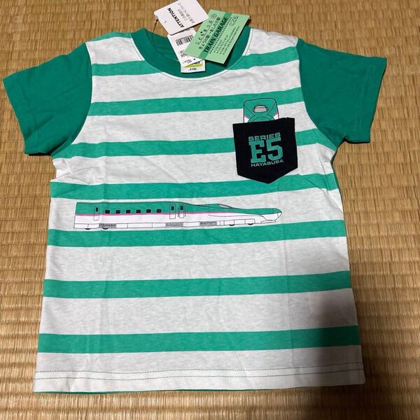 ③男の子 E5系新幹線 Tシャツ 110cm