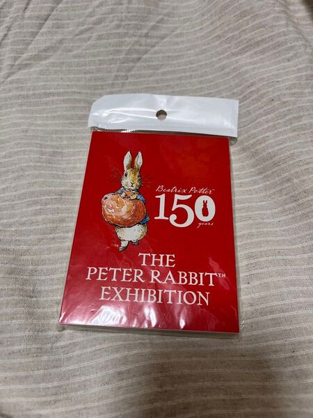 ピーターラビット展 150周年 限定 メモ帳 未使用