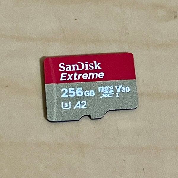 SanDisk Extreme 256GB microSDカード