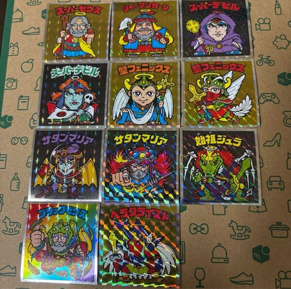ヘッドだらけのビックリマンチョコ 人気ヘッド 11種類ヘッドだらけ ビックリマン シール ステッカー