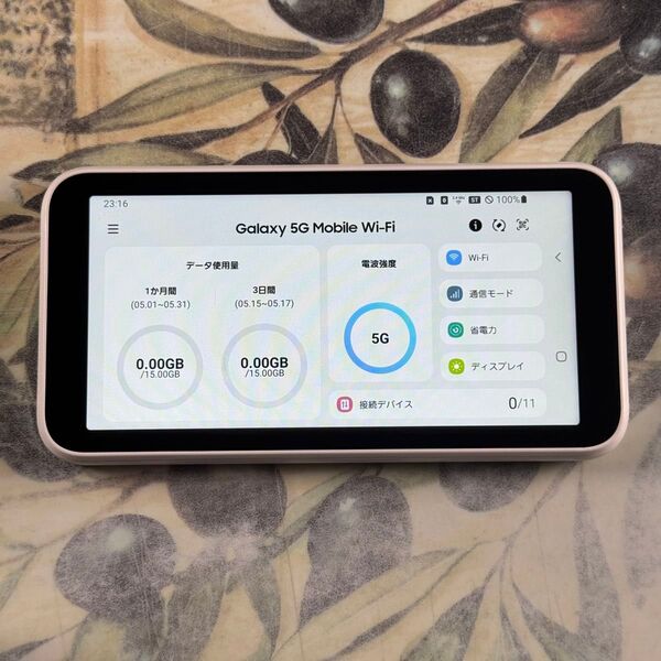 Galaxy 5G Mobile Wi-Fi SCR01 SIMフリー
