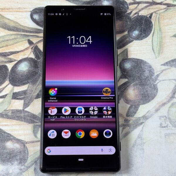 Xperia 5 ブラック 64 GB SIMロック解除済み