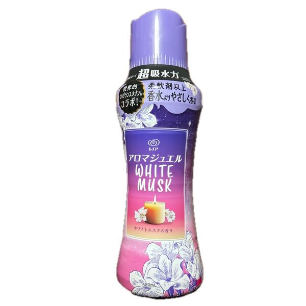 P&G レノア アロマジュエル ホワイトムスクの香り 本体 420mL 1個