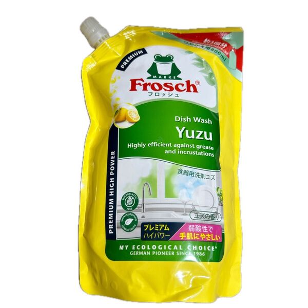 フロッシュ 食器用洗剤プレミアム ユズ 詰替用 800ml
