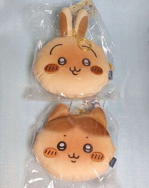 ちいかわベーカリー パンみたいになおかおポーチ うさぎ ハチワレ