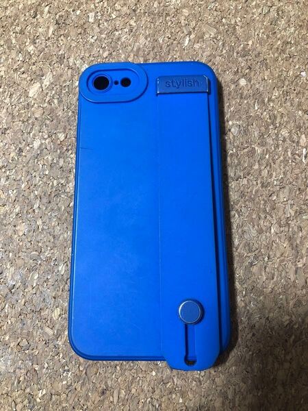 iPhone8 シリコンケース カバー 持ち手、スタンド機能付き