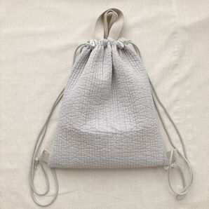 体操服袋 ナップサック ヌビ グレー