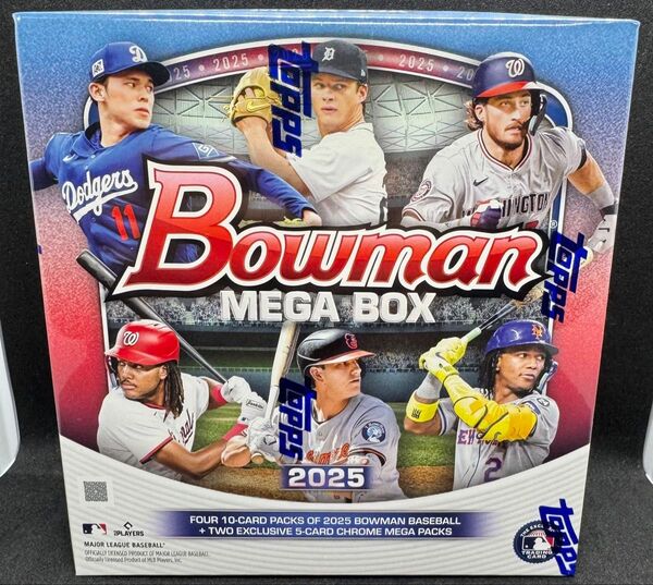 【新品未開封】Topps Bowman 2025 Mega Box 大谷翔平 山本由伸 佐々木朗希 菅野智之 1BOX #1