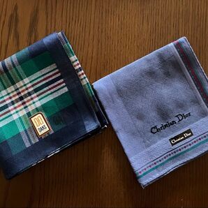 DAKSとChristian Dior ハンカチ 2枚セット