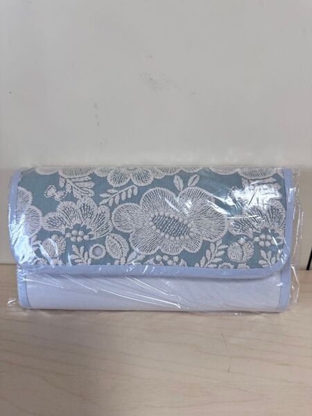 ⑧ハンドメイド ミナペルホネンお財布(スカイフラワー)