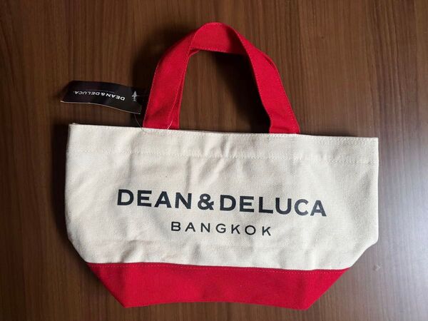 【新品】DEAN & DELUCA タイ・バンコク限定 キャンパス地トートバッグ