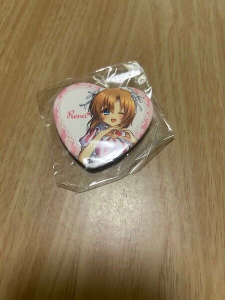 ひぐらしのなく頃に 竜宮レナ ハート缶バッジ