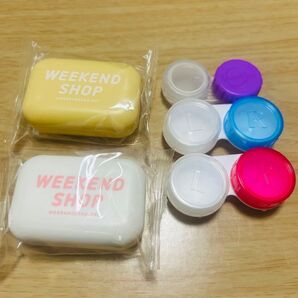 【5つセット】新品未使用コンタクトケース カラコンコンタクト装着
