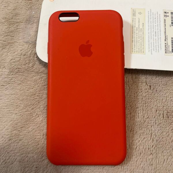 Apple iPhone6/6sシリコンケース レッド (PRODUCT)RED