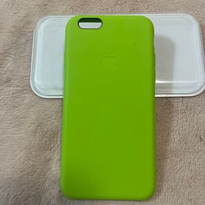 Apple iPhone6 シリコンケース グリーン