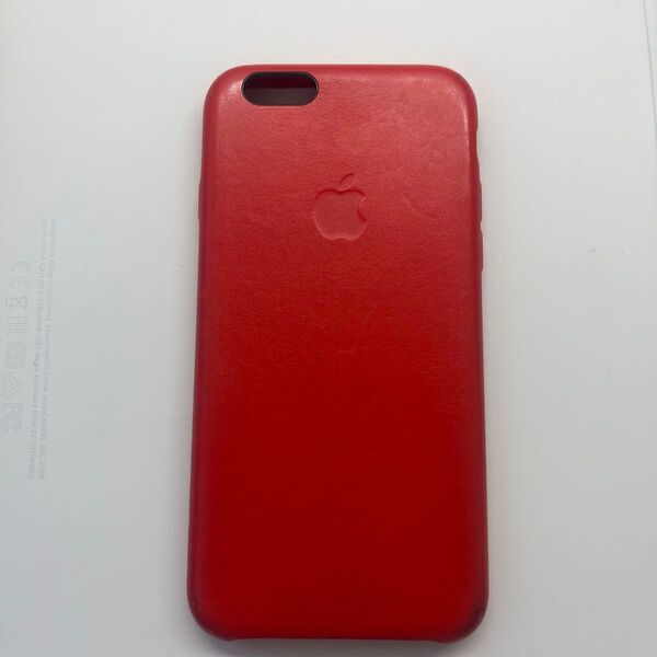 Apple iPhone 6sレザーケース レッド (PRODUCT)RED
