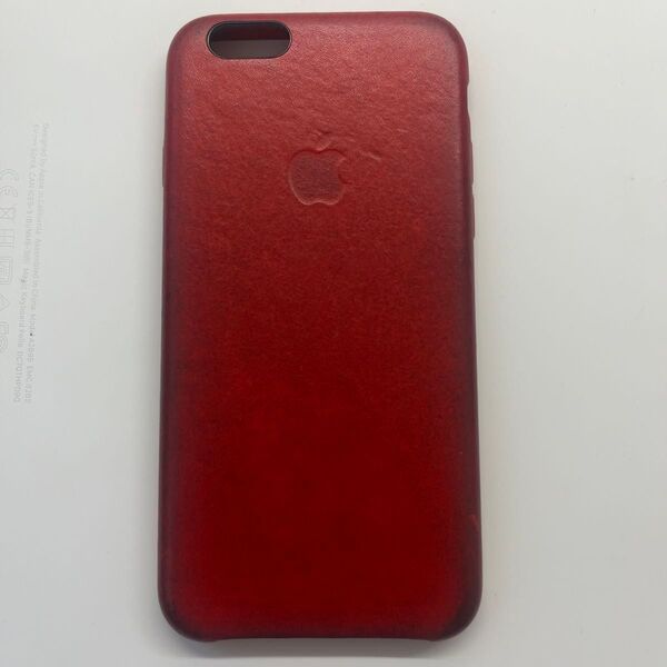 Apple iPhone6/6sレザーケース レッド (PRODUCT)RED