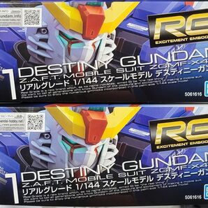 新品未組立2個セット RG1/144 デスティニーガンダム