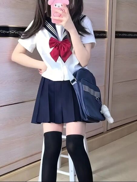 制服 新品未使用 セーラー服 コスプレ 3L リボン