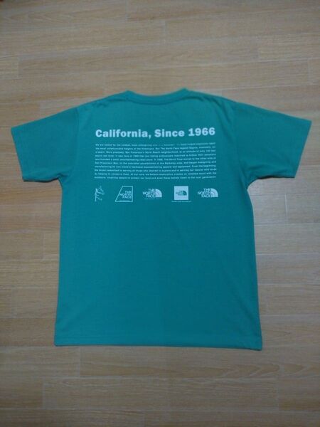 ノースフェイスTシャツ、背面ヒストリカル柄半袖Tシャツ【メンズLサイズ】