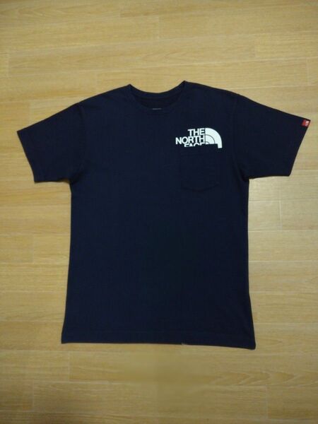 ノースフェイスTシャツ、ポケット付き半袖Tシャツ【メンズMサイズ】廃盤人気Tシャツ