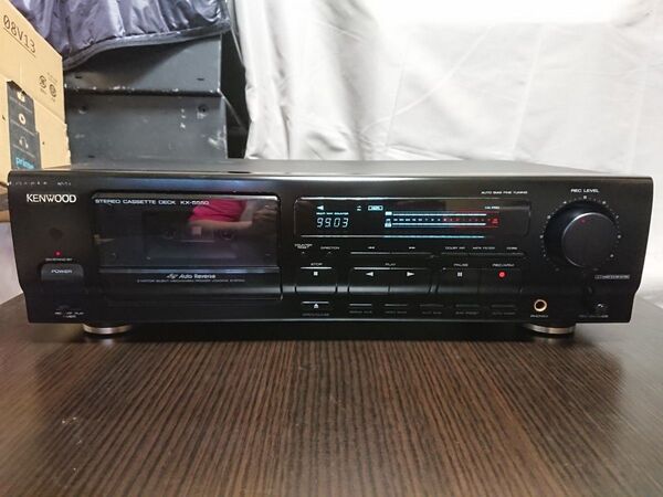 難ありメンテナンス整備済KENWOODカセットデッキKX-5550
