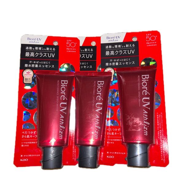 ビオレUV アスリズム プロテクトエッセンス SPF50+ PA++++ 70g×3