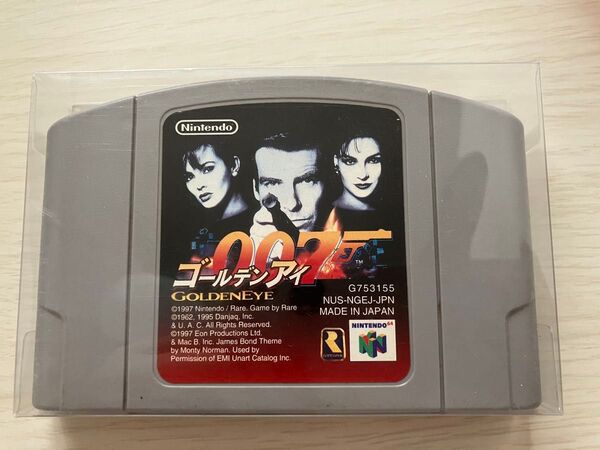 ゴールデンアイ GOLDENEYE 007 N64 ニンテンドー64 任天堂 ソフトのみ 非純正ケース付き 中古 ジャンク扱い