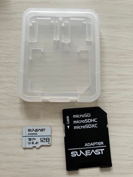 SUNEAST microSDカード 128GB 1個 付属品あり アダプター ケース Switch Android 対応確認済み