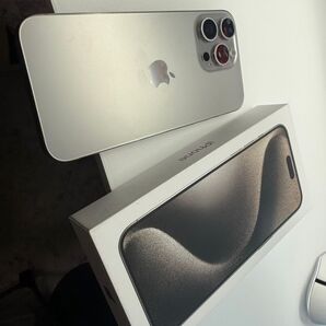 iPhone 15 promax ナチュラルチタニウム256GB Applecare付き