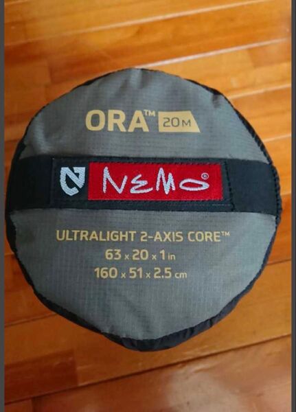 ニーモ オーラ NEMO ORA 20M インフレータブルマット UL 登山 キャンプ テント泊