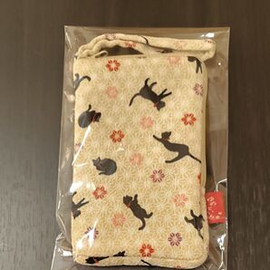 ゆめといろ 猫柄ポーチ 未使用品
