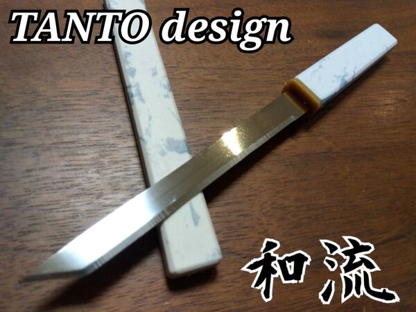 ☆和流TANTOデザイン/大理石調 ミニチュア 美術 装飾 短刀 小型軽量 キャンプ 登山 釣り アウトドアナイフ シースナイフ