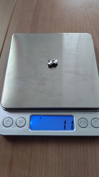 銀歯1.0〜1.1g 除去冠 歯科用金属