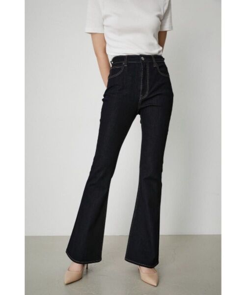 moussy マウジー アパーフェクトデニムフレアⅡ フレアデニム 250GSS12-090J-1 デニムパンツ ワンウォッシュ