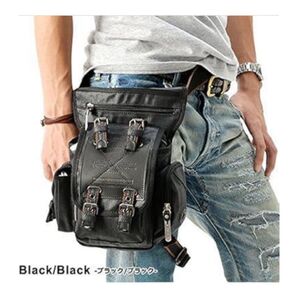 デバイス ウエストバッグ Work レッグポーチ ブラック/ブラック