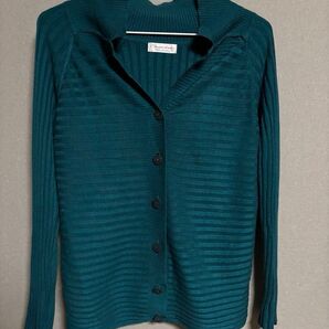 musee dant cero for ladys レディース 長袖 カーディガン L グリーン USED品