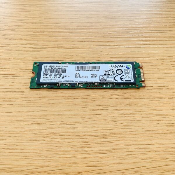 値下げ!中古*SAMSUNG MZNLN512HMJP