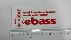 ⑪【送料84円】rebass ステッカー 【新品未使用】ステッカー・シール