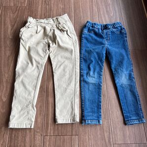 デニムパンツ 長ズボン セット 120サイズ