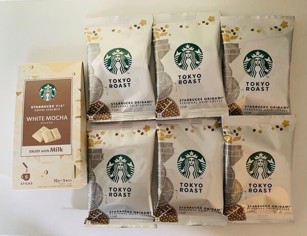 スターバックス ロースト ホワイトモカ オリガミ 粉 レギュラーコーヒー パーソナルドリップ TOKYO ROAST