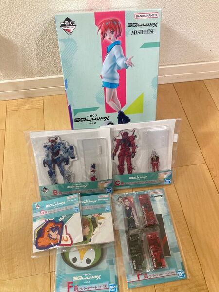 一番くじ ジークアクス vol.2 B賞 C賞 ビジュアルスタンド E賞 アクリルチャーム & ラストワン賞 マチュ & ハロ