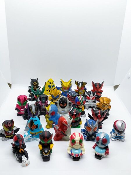 仮面ライダー 指人形 27体セット 当時物