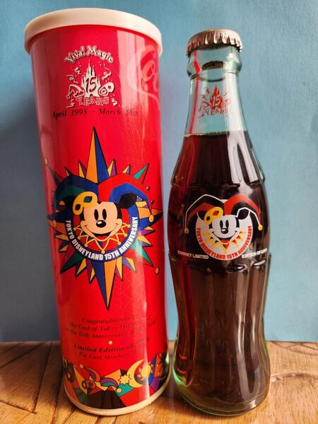 【激レア】東京ディズニーランド15th★キャスト限定コカ・コーラボトル