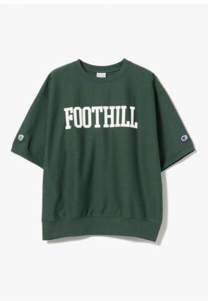 Chanpion × BEAMS BOY 別注 クルー ロゴTシャツ グリーン Sサイズ /チャンピオンビームス