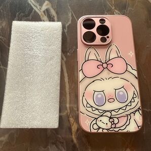可愛いラブブ LABUBU iPhone 16pro 携帯 ケース キャラクター