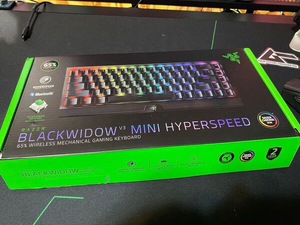 Razer BlackWidow V3 Mini HyperSpeed ゲーミングキーボード 日本語 メカニカルグリーンスイッチ