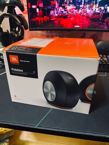 JBL Pebbles USB デスクトップスピーカー ブラック